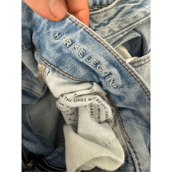 American Eagle hi-rise jeggings next level stretch size 2 - Picture 3 of 12